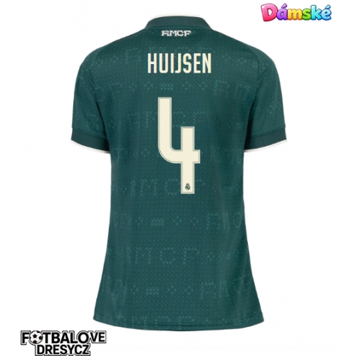 Real Madrid Dean Huijsen #4 Dámské Venkovní Dres 2026-27 Krátký Rukáv Real Madrid Dean Huijsen #4 Dámské Venkovní Dres 2026-27 Krátký Rukáv